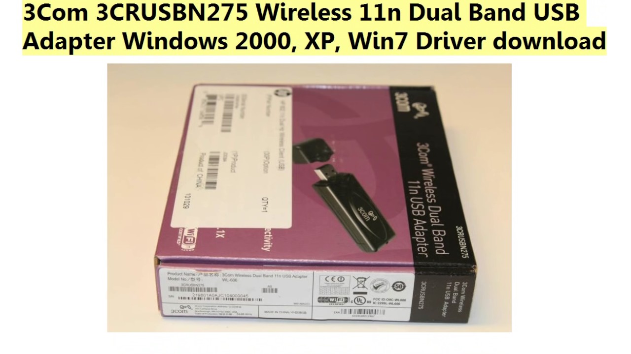 3com wireless 11a/b/g pci adapter drivers